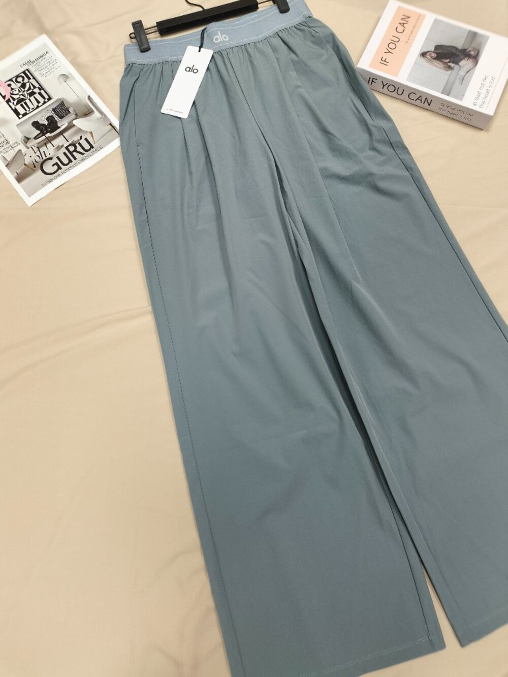 ALO Yoga Suit Up Trouser Steel Gray Regular Length - Casual Daily Wear Pants🤗🤍